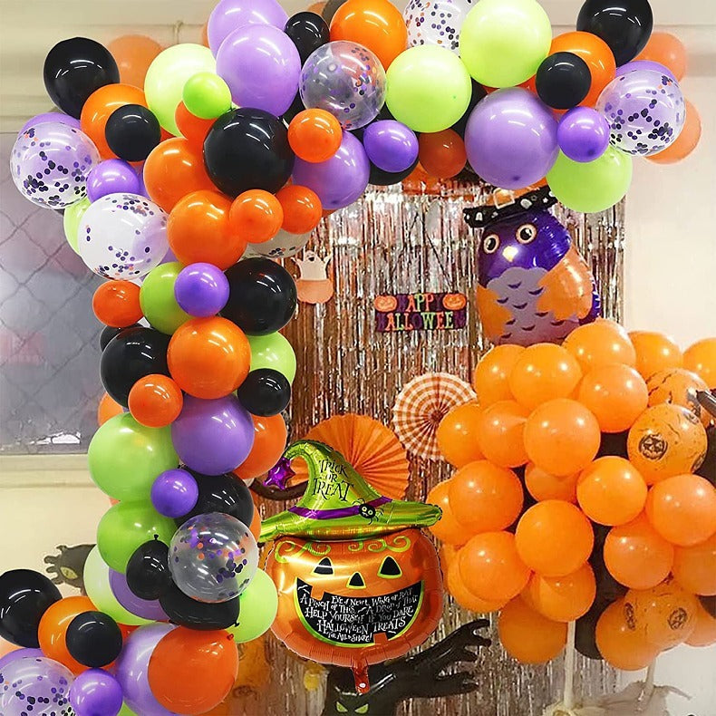 Halloween Party Decor Latex Balloons Set