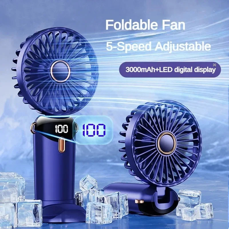 Electric Fan Portable Air Conditioner Mini Cooler Rechargeable Neck Fans for Home Free Shipping Hand Usb Conditioning Blades