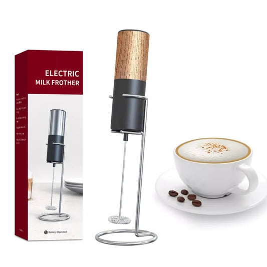 Electric Milk Frother Mini Foamer Coffee Maker Egg Beater With Stand for Chocolate Cappuccino Stirrer Portable Blender