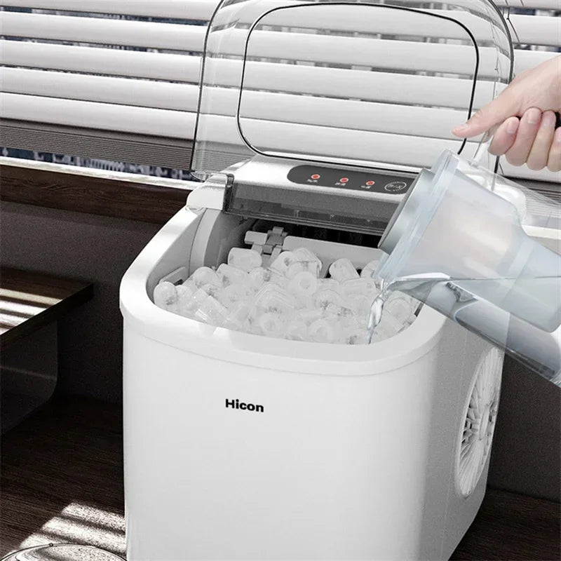 15KG Ice Machine Portable Electric Ice Maker Machine Mini Countertop Ice Cube Maker Appliance Home Commercial  Ball Maker